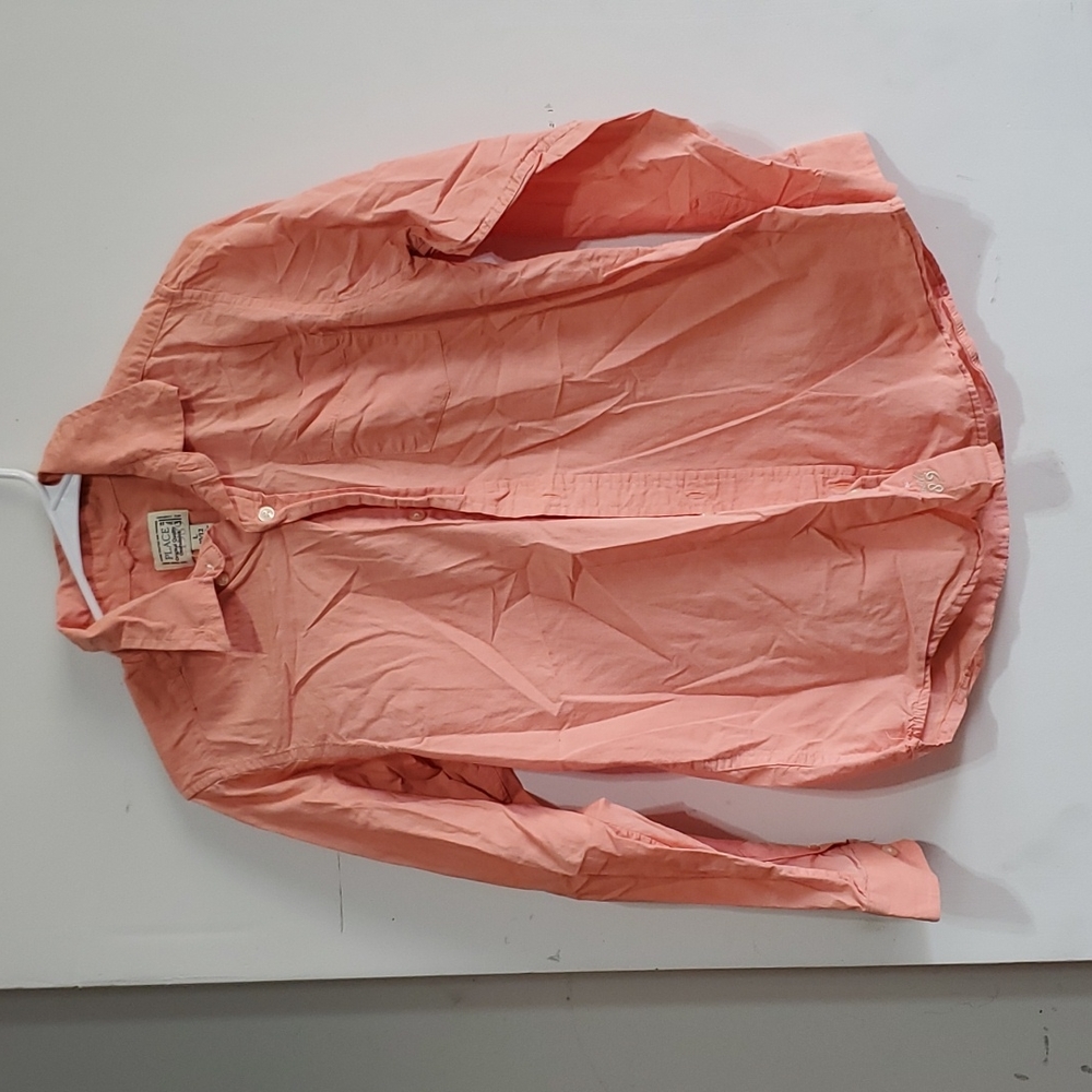 Super cute PEACH colored button down
